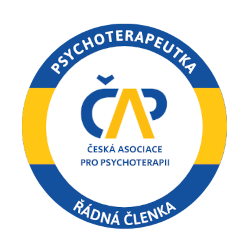 A logo of the Czech Association for Psychotherapy - regular member